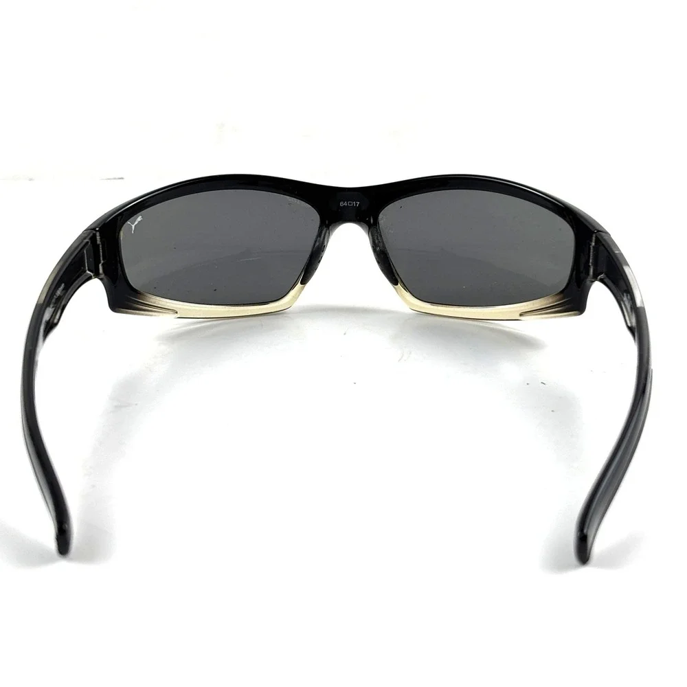 Puma PU14708A Sport Wrap Sunglasses Mens 64-17-130 Black Gradient Lens‎